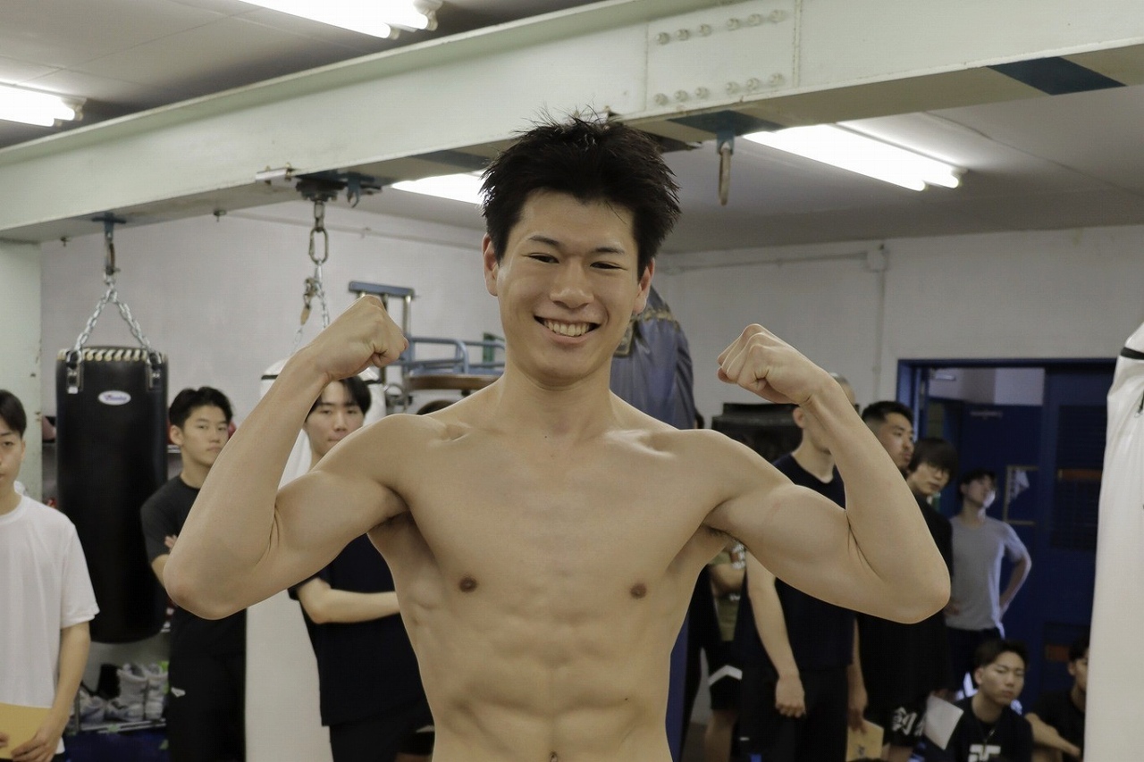 日本大学キックボクシング部　第59代　野原康煕